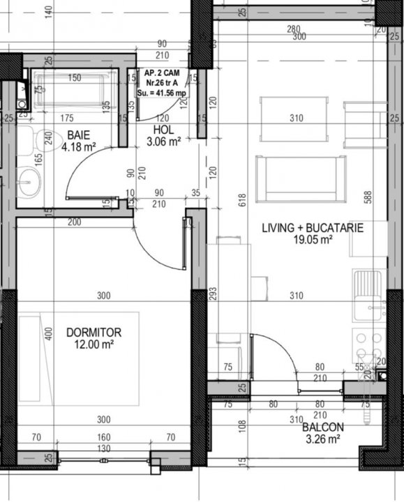 Apartament 2 camere str Soarelui - Tineretului Residence