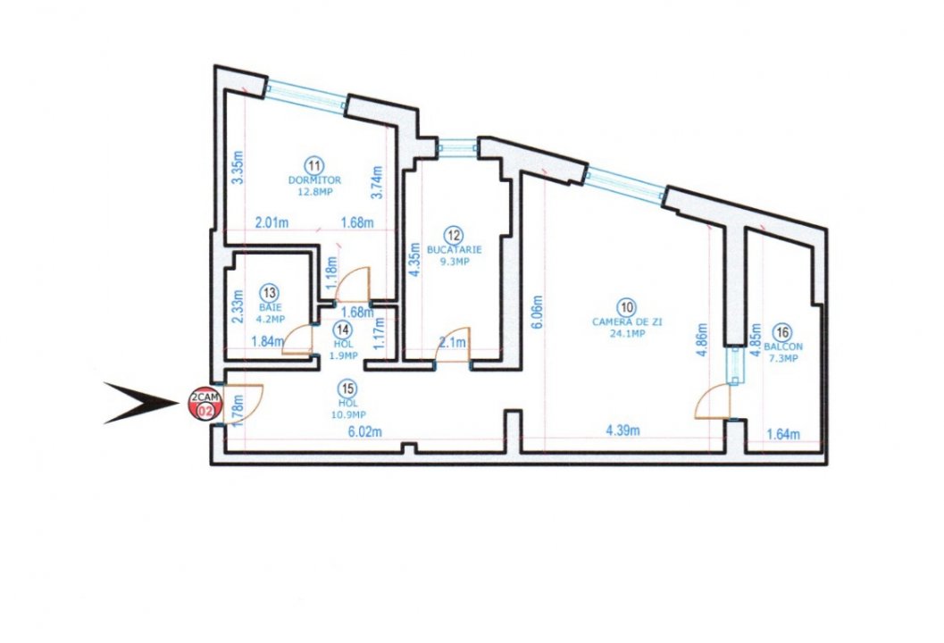 Apartament 2 camere decomandat NearCenter Residence Agricultori