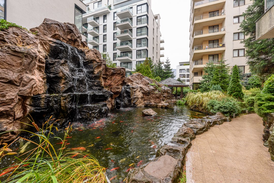 North Area Lake View apartament - terasa cu gradina