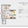 Apartament 2 camere , decomandat , bloc nou 
