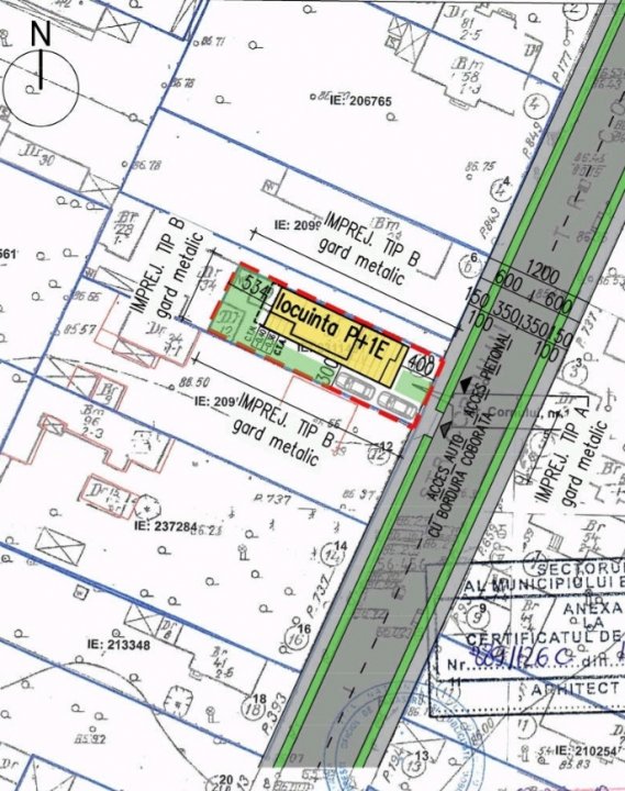 Teren - vila cu proiect si autorizatie de construire