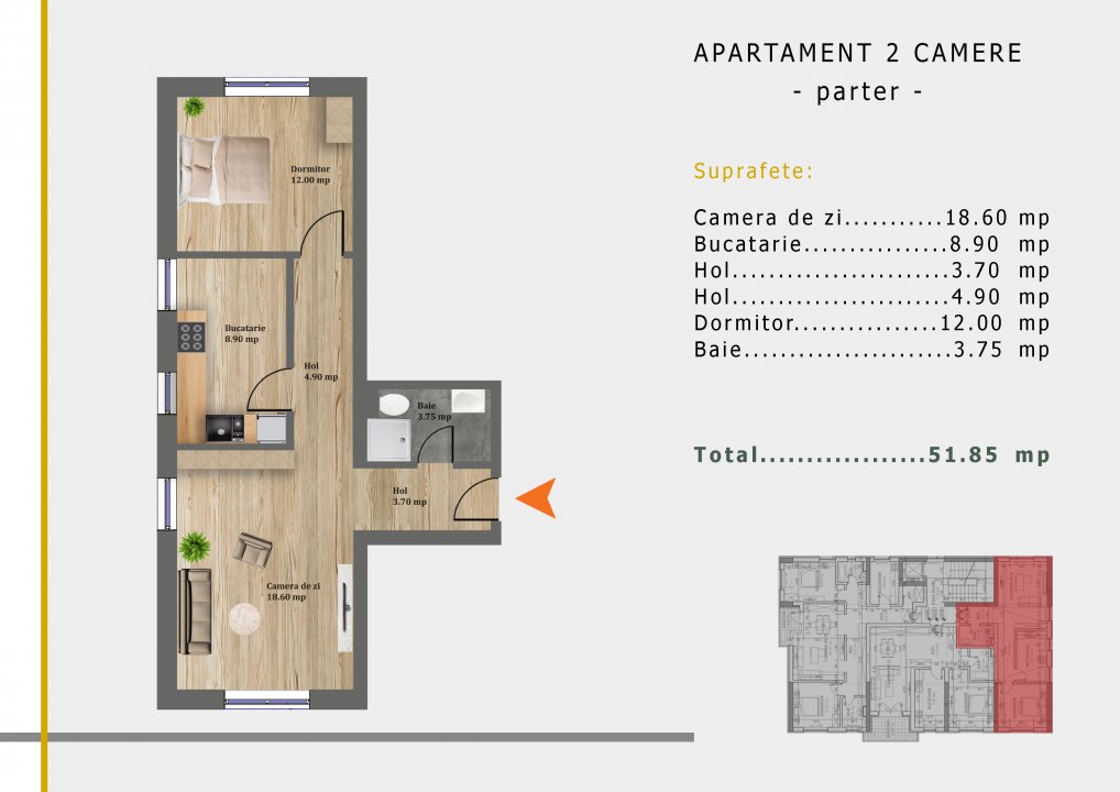Apartament -Bloc nou -  Crangasi - Metrou 650m