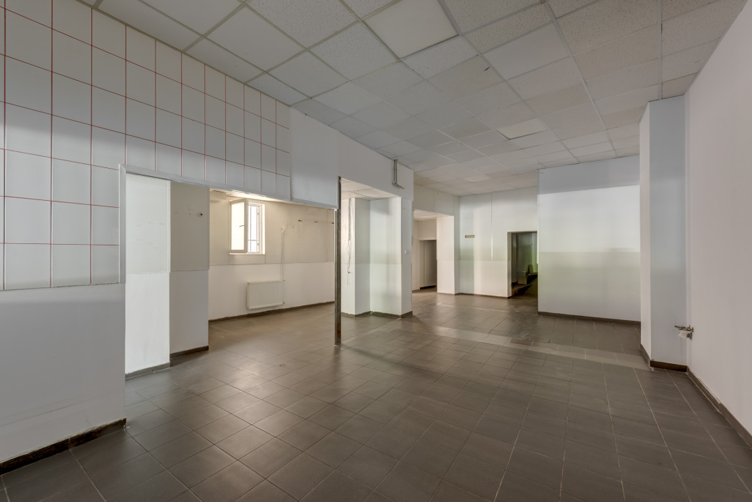  Buzesti vav Piata Matache - spatiu comercial-open space- 2 gr sanit- 3intrari
