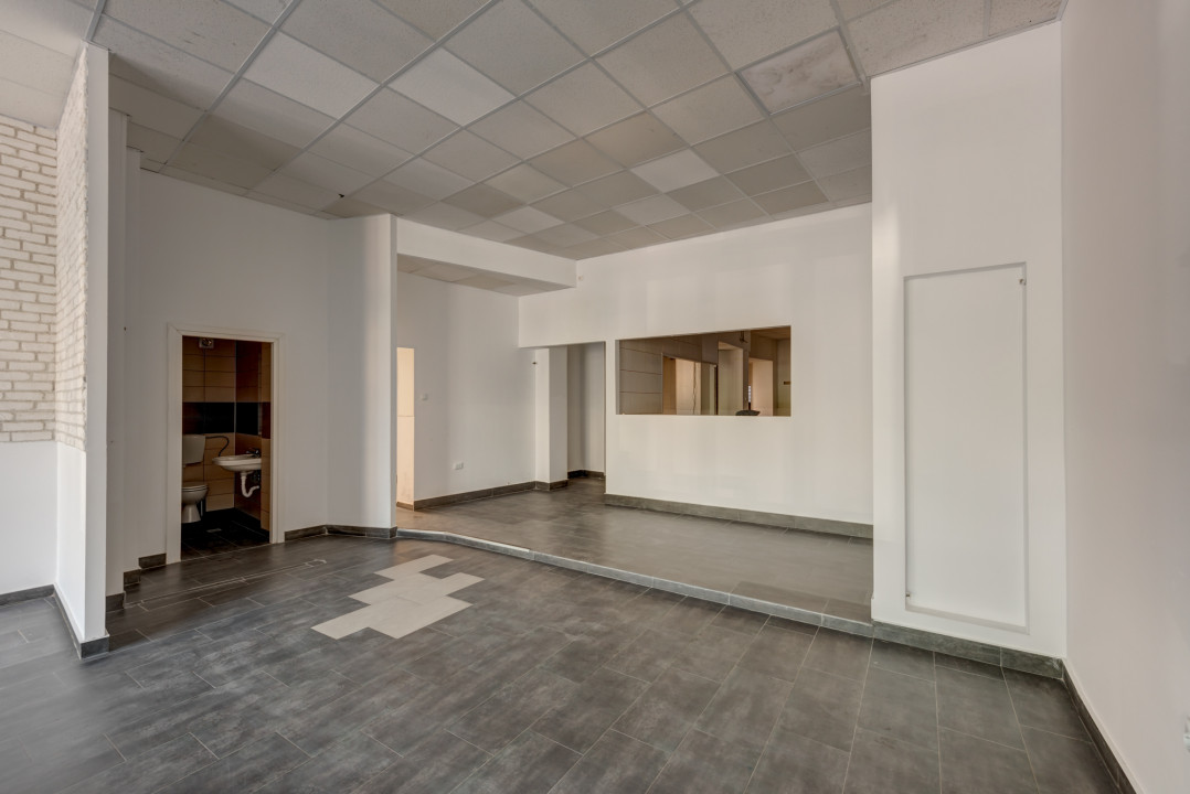  Buzesti vav Piata Matache - spatiu comercial-open space- 2 gr sanit- 3intrari