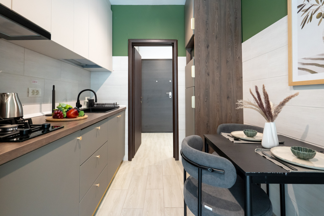 Plaza Residence  - prima inchiriere - garsoniera mobilata și utilata complet