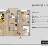 Apartament 2 camere bloc nou