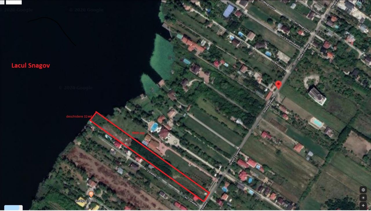 Snagov Zorelelor, deschidere Lac, lotizabil 